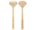 Ganz Laser Craft Salad Set, Love Eating/Love Life (ER60971B)