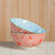 Now Designs 6" Stamped Bowl, Orange Swirl/Blue (5043002)