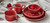 TAG Red Reactive Glaze Plate (G10025)