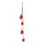 TAG Red Antique Bells & Jute Rope Swag (G14825)