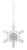 Ganz Snowflake Swirl Ornament, It's The Most Wonderful Time