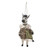 TAG Ornament, On The Go - Zebra with Jacket (G14627C)