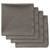 Design Imports Napkins, Slate Gray - Set of 4 (753496)