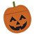 Design Imports India Embellished Pocket Potholder, Jack-O'-Lantern