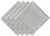 Design Imports Linen Napkins, Light Rain - Set of 4 (753081)