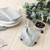 Design Imports Linen Napkins, Light Rain - Set of 4 (753081)