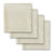 Design Imports Linen Napkins, Cream Sugar - Set of 4 (753080)