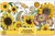 Michel Design Works Paper Placemats, Sunflower (824350)