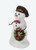 Byers' Choice Small Snowman, Wreath (SN2213)