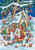 Vermont Christmas Company Christmas Card Advent Calendar, Santa & Elves (BB423)