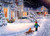 Vermont Christmas Company Boxed Christmas Cards, Christmas Night (BMG002)