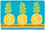 HCI Jellybean Rug - Pineapple Fiesta (JM-AM003)