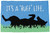 HCI Jellybean Rug - Its a Ruff Life Dog Mans Best Friend (JB-HD009)
