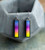 Jilzarah Northern Lights Silver Reversible Bar Earrings