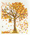Wet-It! Swedish Dishcloth, Fall Tree (W10-28)