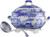 Portmeirion Spode Soup Tureen and Ladle, Blue Italian (1401145)