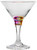 Merritt 9 oz Rainbow Jewel Martini Glass (21750)
