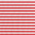 Caspari 8' Continuous Gift Wrap Roll, Reversible Club Stripe Red & Green (9727RC)
