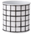 Midwest CBK Black & White Pattern Planter, Medium Square