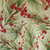Caspari 6' Continuous Gift Wrap Roll, Berries and Pine on Gold Foil (97830RCF)