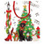 Caspari Large Gift Bag, Caroling Pets (9795B7)