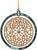 Rain Patina Gold Filigree Spinney Circles Earrings