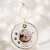 Pavilion 4" Photo Frame Ornament, Pawprints