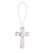 Ganz Art Through the Lens Cross Ornament, Red