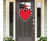 Studio M Door Décor, Heart with Stripes (DD1690)