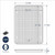 Nordic Ware Prism Half Sheet with Grid (43171)