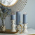 Root Timberline Pillar Candle, 3x3" Williamsburg Blue (333433)