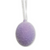 180 Degrees Flocked Pastel Egg Ornament, Purple