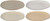 Now Designs Pebble Plates, Flight, Set of 4 (5211001)