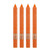 Root Timberline Arista Candles 9" , Pumpkin - Box of 12 (589210)