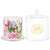 Michel Design Works Cloche Candle, Porcelain Peony