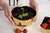 Pampa Bay Eclipse Round Medium Bowl, Black/Gold (ECL2599BG)