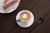 Pampa Bay Salerno Porcelain Espresso Cup & Saucer, White/Silver (CER-2715-W)