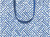 Caspari Small Gift Bag, Fretwork in Blue (10024B1)