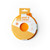 DM Merchandising Silicone Jar Opener, Orange - Set of 2 (KKJO24)