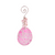 Ganz Metallic Glass Egg Ornament - Pink (ACRYE-19PINK)