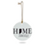 The Dish "Home" Flat Ornament, Zionsville