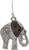 Rain Silver Balinese Elephant Earrings
