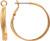 Rain Gold Medium Double Hoop Earrings