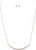 Rain Silver Textured Curved Bar Necklace Set