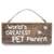 Ganz Pet Parents Hanging Sign, Pet Parent