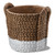 TAG Palermo Two-Tone Cement Basket Planter (G15276)