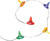 Department 56 Halloween Village Figures - Lit Witch Hat String of Lights (6009842)