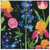 Caspari Paper Luncheon Napkins, Summer Garden in Black - 2 Packs (16851L)