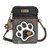 Chala Cell Phone Crossbody Bag, Pawprint - Black & White (827PWA5)