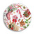 Michel Design Works Peppermint Melamine Serveware Cookie Plate